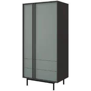 Obrazek Szafa Alsy 1 Aloes/Antracyt