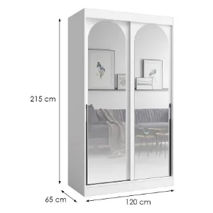 Obrazek Szafa 2d Modin 120 Biały