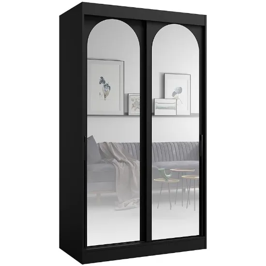 Obrazek Szafa 2d Modin 120 Czarny