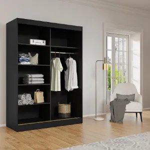 Obrazek Szafa 2d Modin 120 Czarny