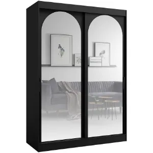 Obrazek Szafa 2d Modin 150 Czarny