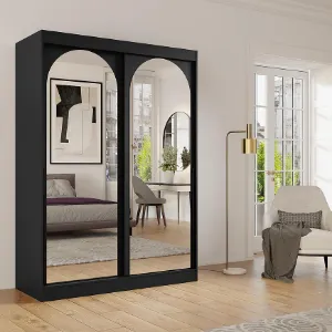 Obrazek Szafa 2d Modin 150 Czarny