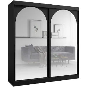 Obrazek Szafa 2d Modin 200 Czarny