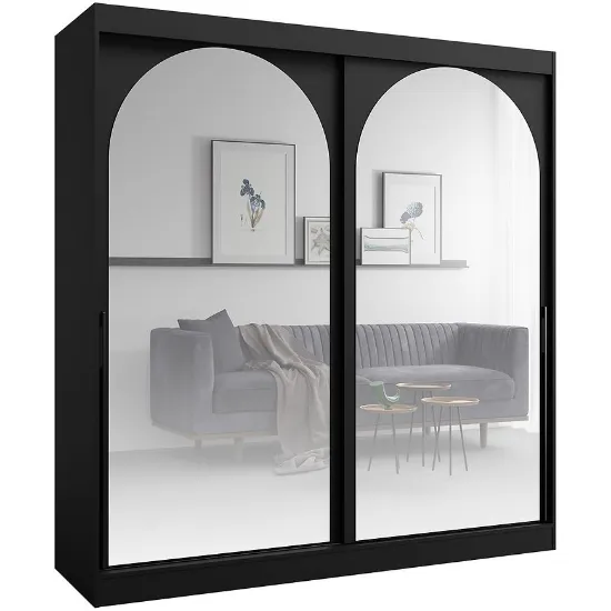 Obrazek Szafa 2d Modin 200 Czarny