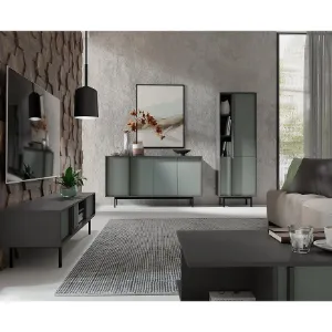 Obrazek Biurko Alsy 11 Aloes/Antracyt