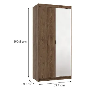 Obrazek Szafa Elena Dąb Lefkas 2d-1d 1 Lustro