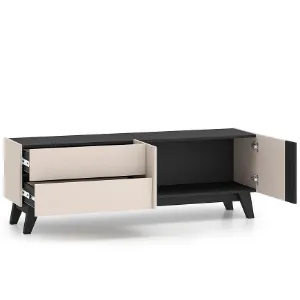 Obrazek Szafka RTV Freshion 05 kashmir/czarny