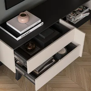 Obrazek Szafka RTV Freshion 05 kashmir/czarny