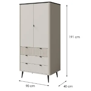 Obrazek Szafa Marly 1 Kashmir/Szary Kamień