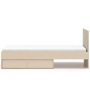 Obrazek Łóżko Mevel 08 piasek pustyni/szary pallad