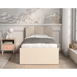 Obrazek Łóżko Mevel 08 piasek pustyni/szary pallad