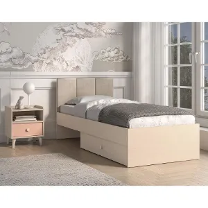 Obrazek Łóżko Mevel 08 piasek pustyni/szary pallad