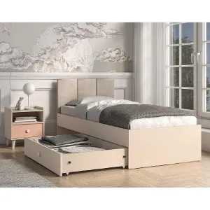 Obrazek Łóżko Mevel 08 piasek pustyni/szary pallad