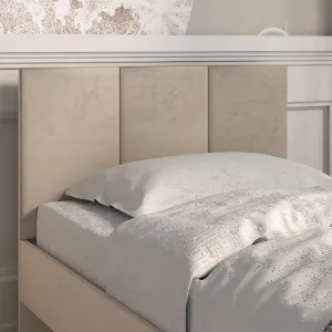 Obrazek Łóżko Mevel 08 piasek pustyni/szary pallad