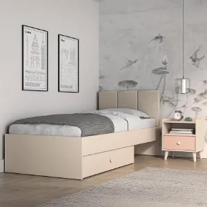 Obrazek Łóżko Mevel 08 piasek pustyni/szary pallad