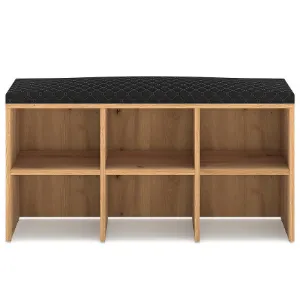 Obrazek Szafka na buty RENES 01 dąb artisan/czarny