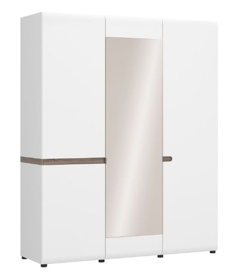 Obrazek Szafa trzydrzwiowa Linate3D z lustrem TYP 22A