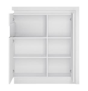 Obrazek Witryna niska dwudrzwiowa Lyon LYOV04L lewa biały