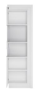 Obrazek Witryna wysoka jednodrzwiowa Lyon LYOV03L lewa biały