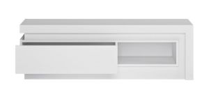 Obrazek Szafka RTV z szufladą Lyon 1S LYOF02 biały