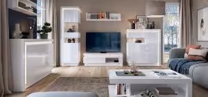 Obrazek Półka wisząca 120 cm Lyon LYOP01 biały