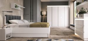 Obrazek Łóżko 160 cm z podnoszonym stelażem Lyon LYOZ04 biały