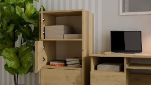 Obrazek Komoda Malwa 4D dąb artisan