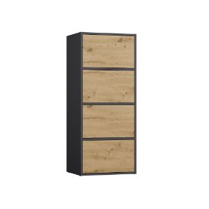 Obrazek Komoda Malwa 4D antracyt/dąb artisan