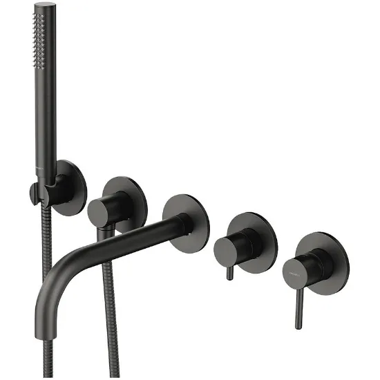 Obrazek Bateria wannowa 5-otworowa podtynkowa Y grafit