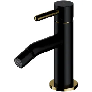 Obrazek Bateria bidetowa Y czarna/złota