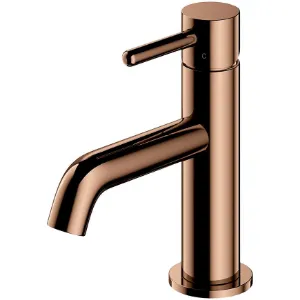 Obrazek Bateria umywalkowa Y miedź