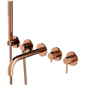 Obrazek Bateria wannowa 5-otworowa podtynkowa Y miedź