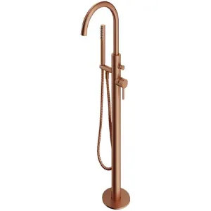 Obrazek Bateria wannowa wolnostojąca Y miedź szczotkowana