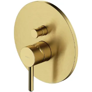 Obrazek Bateria prysznicowo-wannowa podtynkowa Y mosiądz szczotkowany