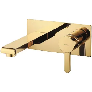 Obrazek Bateria umywalkowa podtynkowa Darling złota