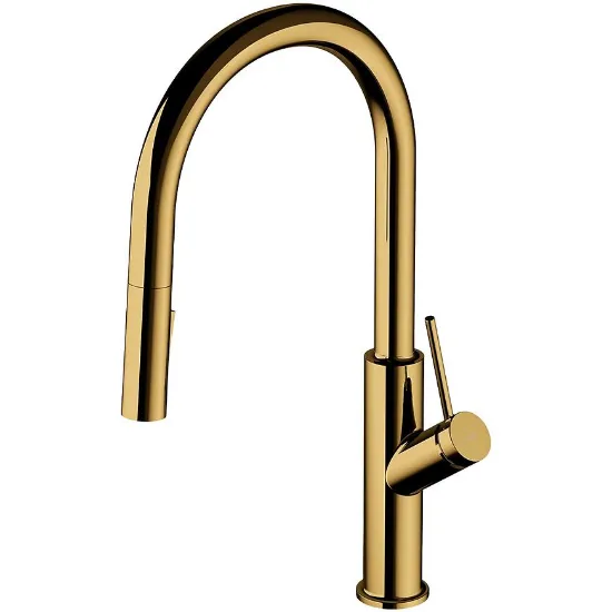 Obrazek Bateria kuchenna Bend złota