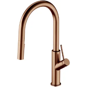 Obrazek Bateria kuchenna Bend miedź szczotkowana