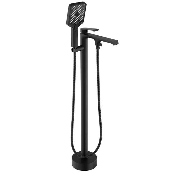 Obrazek Bateria wannowa wolnostojąca Rea Hass czarna