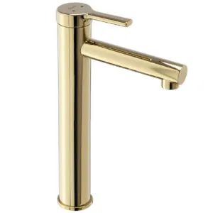 Obrazek Bateria umywalkowa wysoka Rea Pixel złota