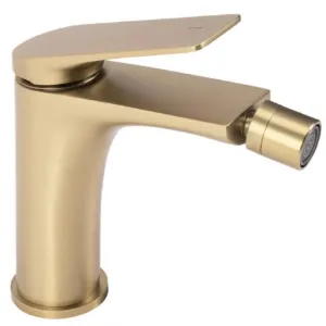 Obrazek Bateria bidetowa Rea Avalon złota szczotkowana