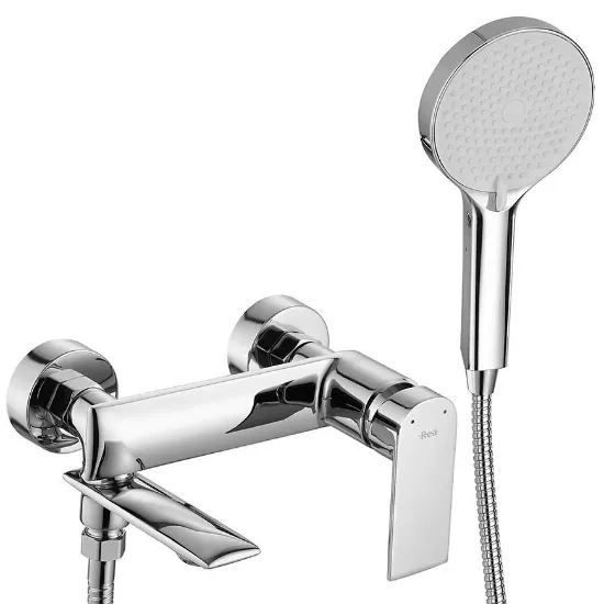 Obrazek Bateria wannowa Rea Veneta chrom