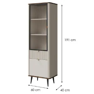 Obrazek Witryna Marly 3 Orzech/Kashmir