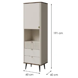 Obrazek Witryna Marly 4 Orzech/Kashmir