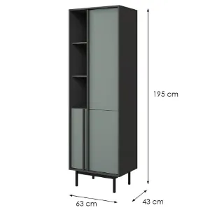 Obrazek Witryna Alsy 3 Aloes/Antracyt