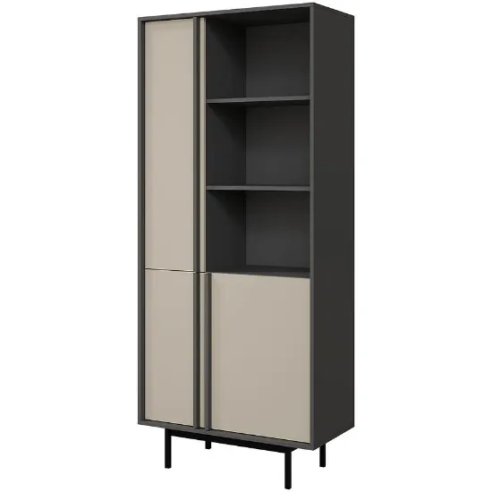 Obrazek Witryna Alsy 2 Beż Jasny/Antracyt