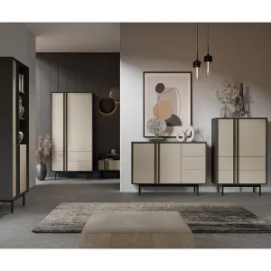 Obrazek Witryna Alsy 2 Beż Jasny/Antracyt