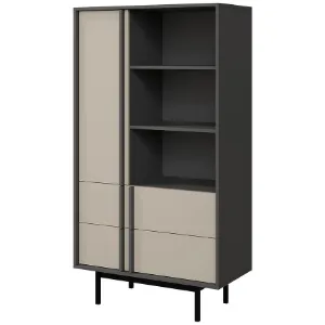 Obrazek Witryna Alsy 4 Beż Jasny/Antracyt