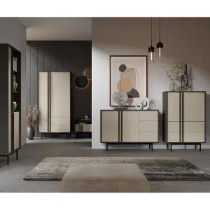 Obrazek Witryna Alsy 4 Beż Jasny/Antracyt