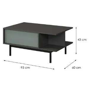 Obrazek Ława Alsy 12 Aloes/Antracyt