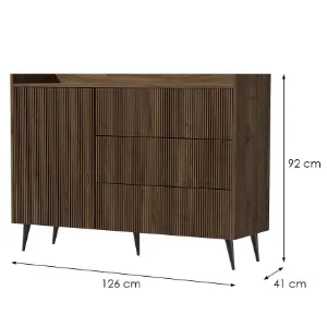 Obrazek Komoda Ademo 4 Orzech